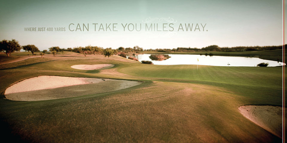 Miles away Golf Brochure page